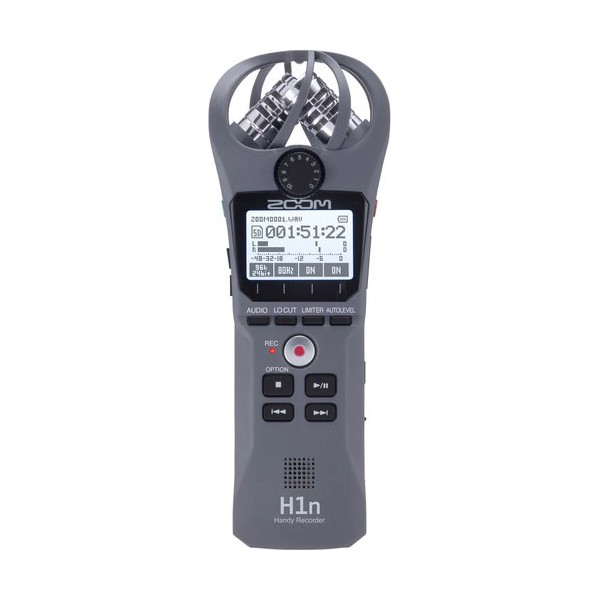 Zoom H1n 2-Input / 2-Track Portable Handy Recorder with Onboard X/Y Microphone