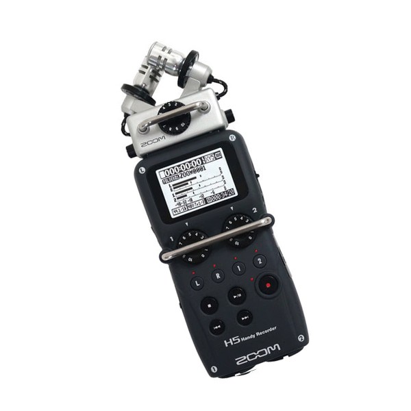 Zoom H5, 4-Input / 4-Track Portable Handy Recorder with Interchangeable  X/Y Mic Capsule