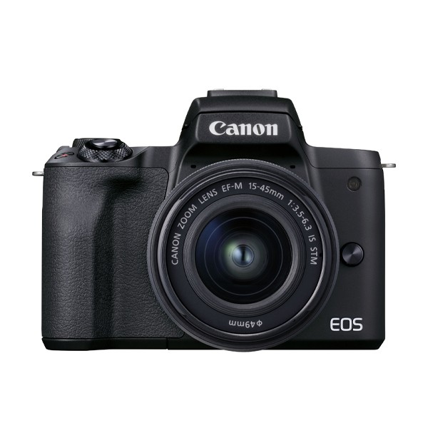 Canon EOS M50 Mark II Mirrorless Camera with 15-45mm Lens (Black)