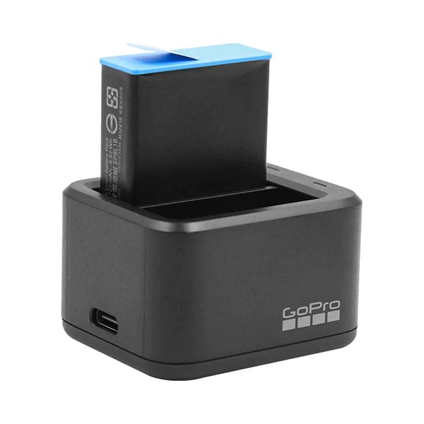 GoPro Dual Battery Charger + Battery for HERO10/9 Black