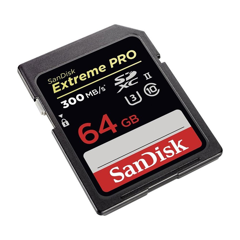 SanDisk 64 GB Extreme PRO 300MB/s UHS-II SDXC Memory Card