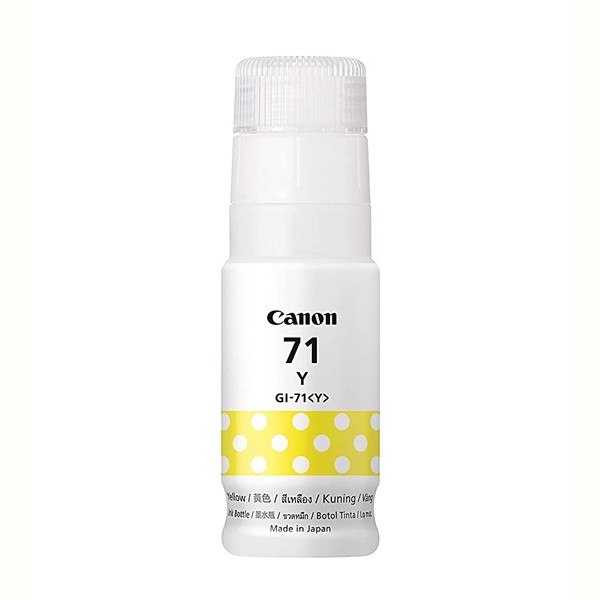 Canon GI-71 Y Ink Bottle, Yellow, Regular