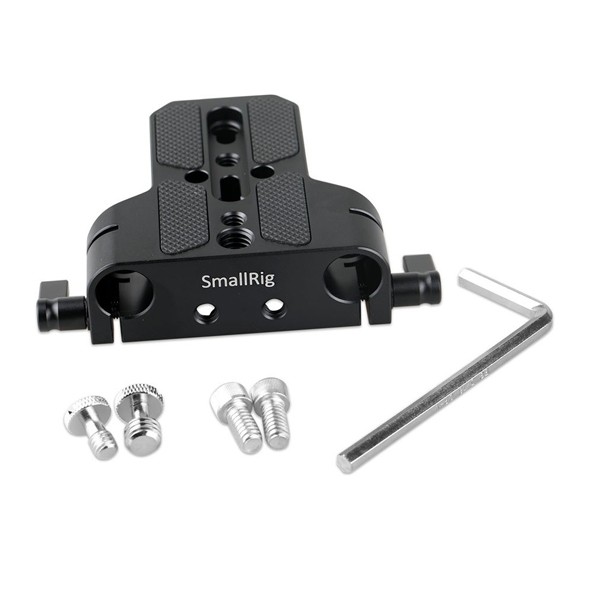 SmallRig Baseplate with Dual 15mm Rod Clamp / 1674