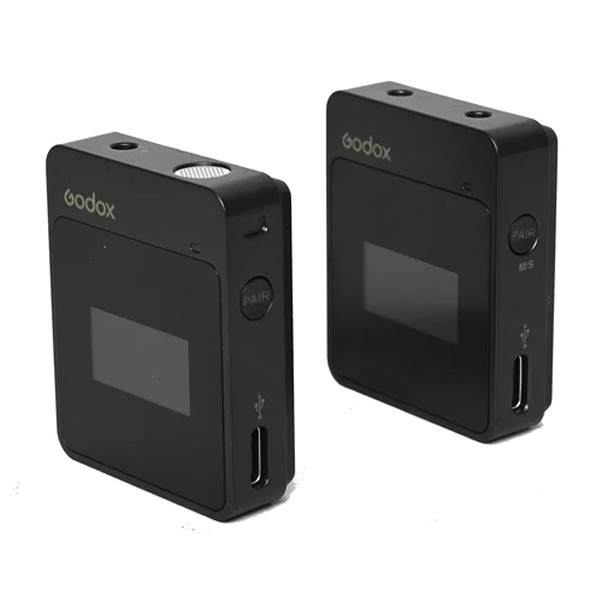 Godox MoveLink M1 Compact Digital Wireless Microphone System for Cameras & Smartphones with 3.5mm (2.4 GHz)