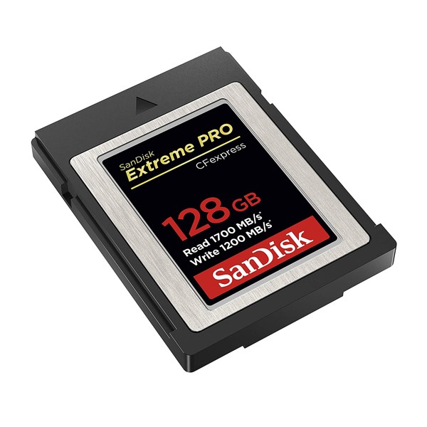 SanDisk 128GB Extreme PRO CFexpress Type-B Card / 1700 MB/s