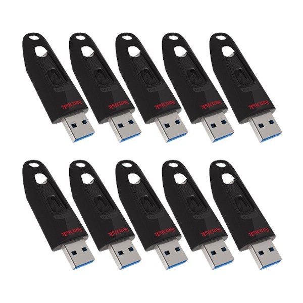 SanDisk 16GB Ultra USB 3.0 Flash Drive(pack of 10)