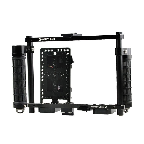 Hollyland Monitor Cage with Rubber Handgrips for 5 to 9" Monitors