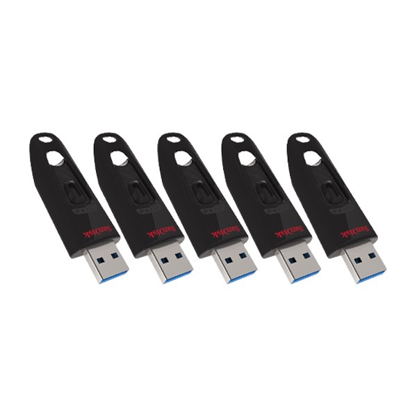 SanDisk 32GB Ultra USB 3.0 Flash Drive(pack of 5)