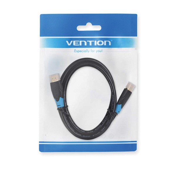 Vention 1 Metre High Speed HDMI Cable Supports Ethernet, 3D, 4K, 1080p,Gold Plated Audio Return Channel AACBF