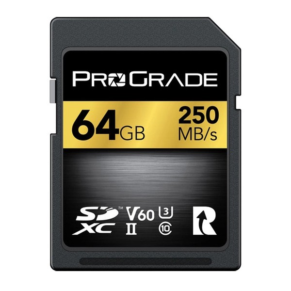 ProGrade Digital SDXC UHS-II V60 Memory Card (64GB)