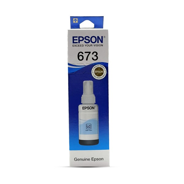 Epson T673 Light Cyan ink Bottle