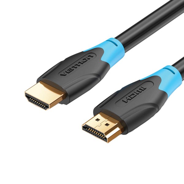 Vention 3 Metre High Speed HDMI Cable Supports Ethernet, 3D, 4K, 1080p,Gold Plated Audio Return Channel AACBI (3M,Black)
